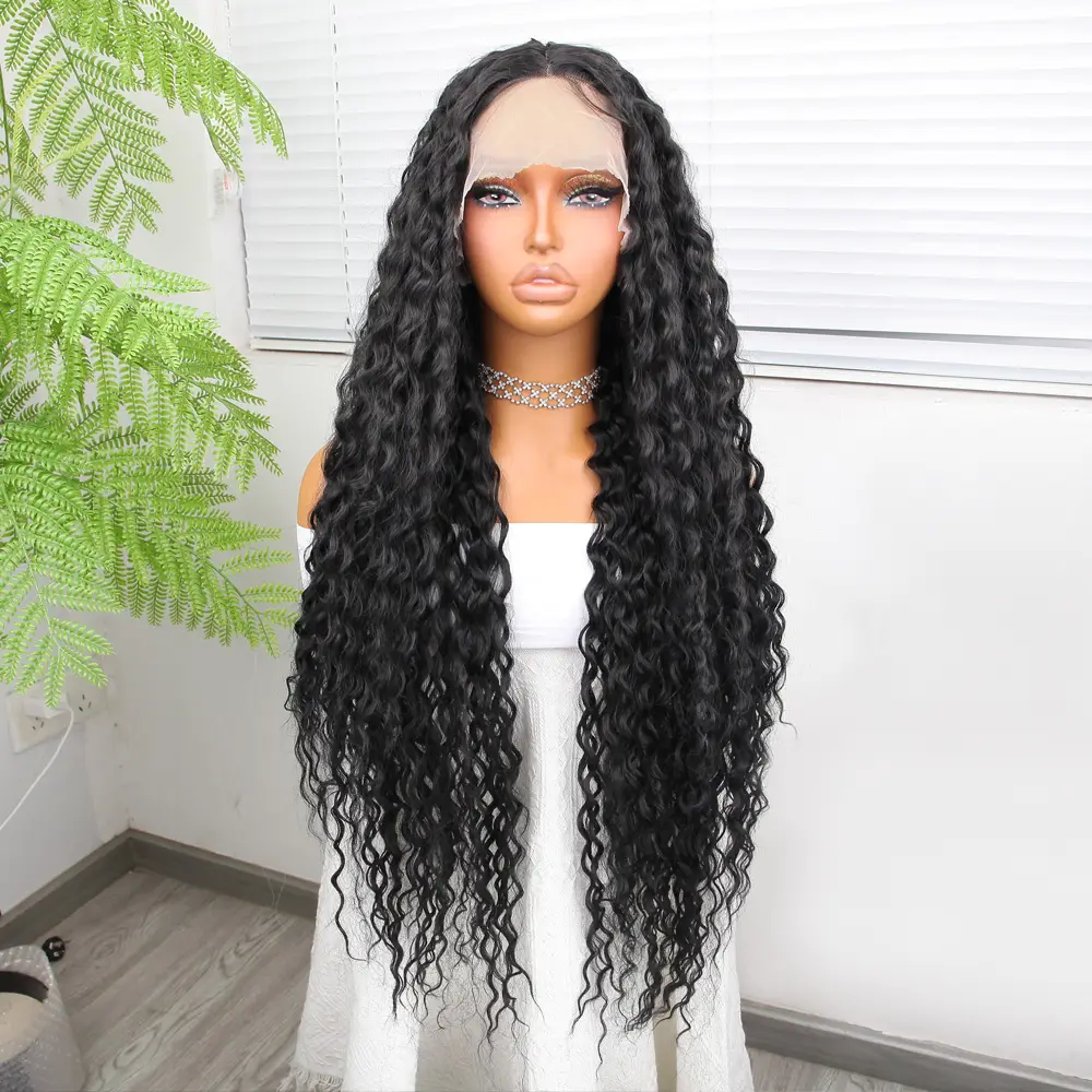 Afro Daa Siyah Fiber Sen Tül Peruk