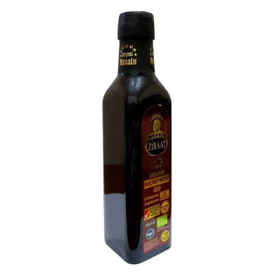 Keçiboynuzu Özü Harnup Özü Organik Cam Şişe 350 Gr 4