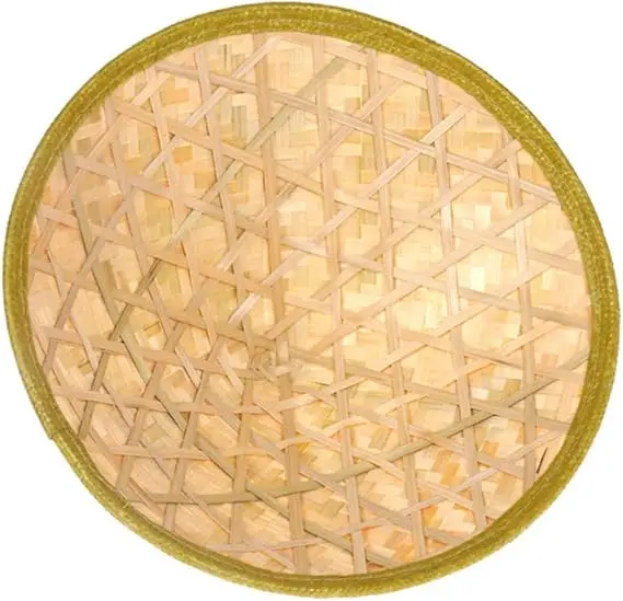 Naturel Renk Cambodia Kambyalı Vietnam Şapkası PVC Hasır 4