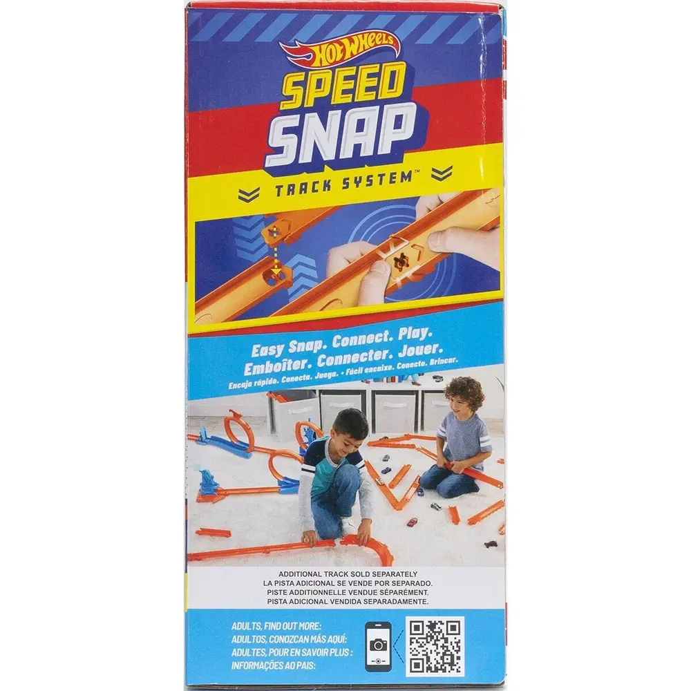 JDW39 Hot Wheels Track Creator Triple Loop Speed Kit 6