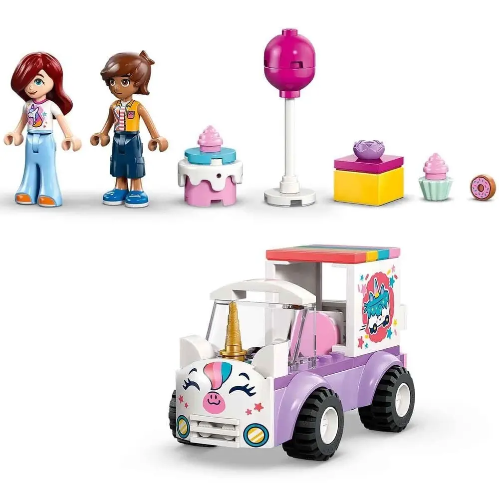 42675 Lego Friends Unicorn Pasta Dağıtım Aracı 67 parça +4 yaş 3