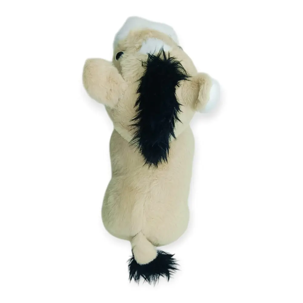 Peluş Hayvanlar Sesli 30 cm At - Bej - 1 ADET 5