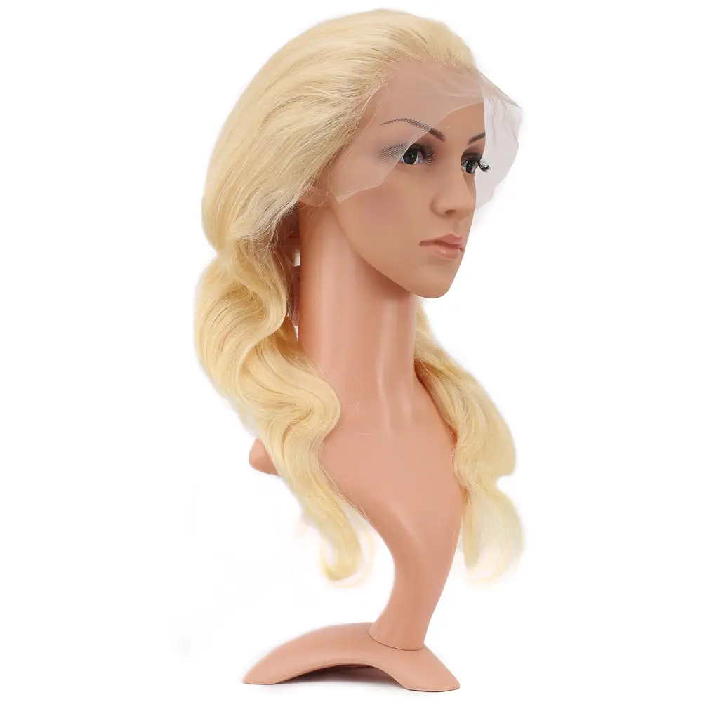 Gerçek Front Lace Daalı Platin Tül Peruk / 60/65cm 2