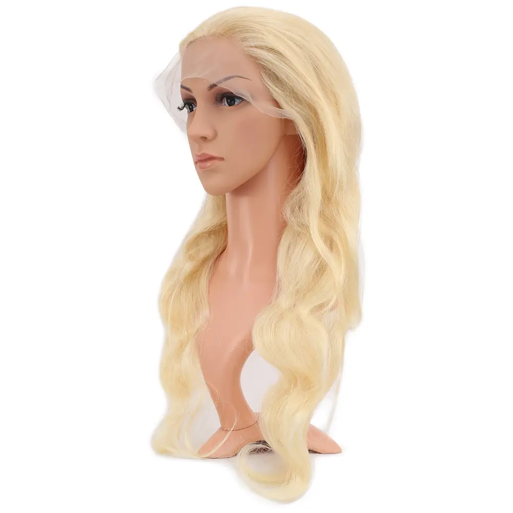 Gerçek Front Lace Daalı Platin Tül Peruk / 70/75cm 3