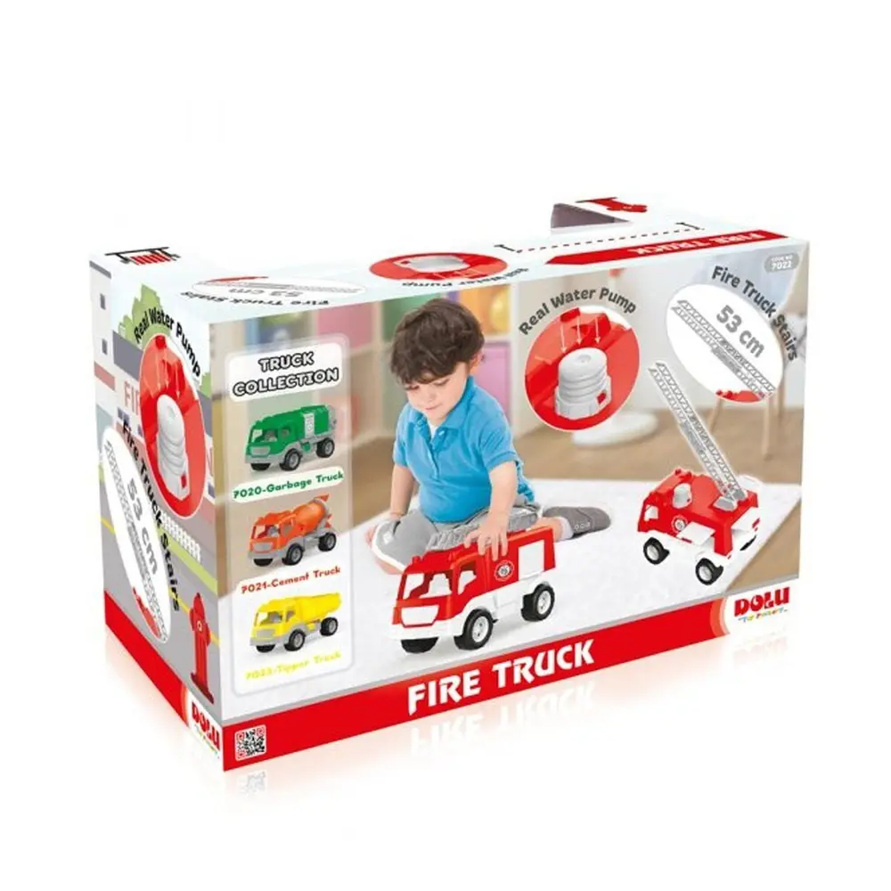 7022 İTFAİYE KAMYONU PENCELİ KUTUDA 38 CM 5