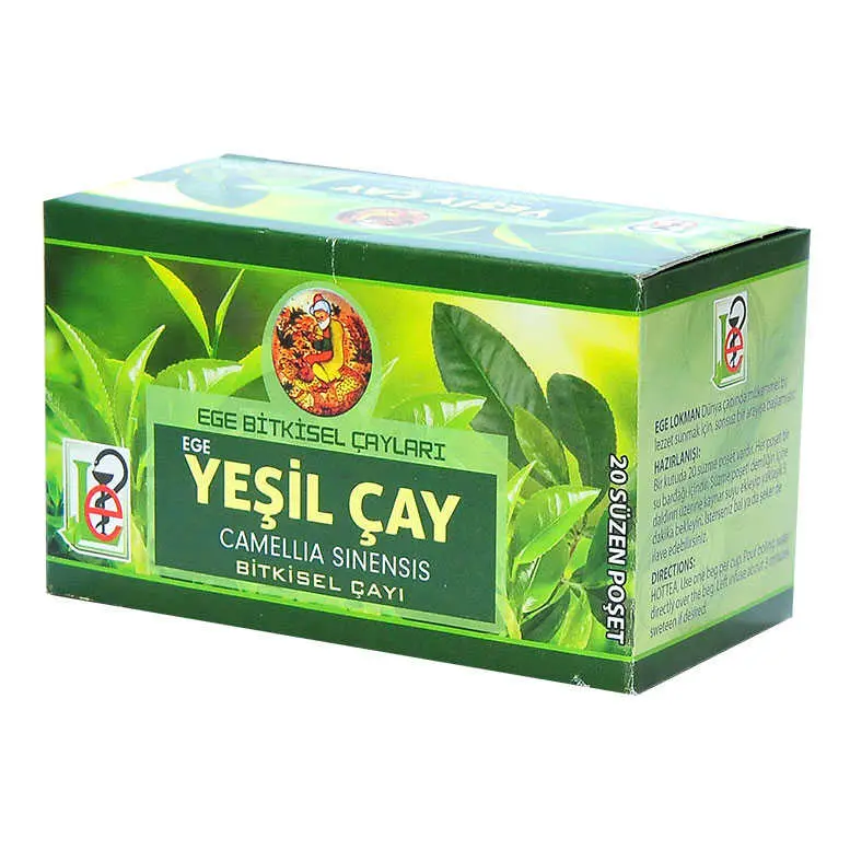 Yeşil Çay Bitki Çayı 20 Süzen Poşet 3