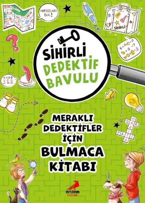 Sihirli Dedektif Bulu 8 Meraklı Dedektifler İçin Bulmaca Kitabı