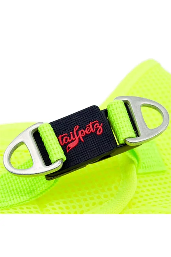 Köpek Göğüs Tasması XSmall 32x36 cm Neon Lime 4