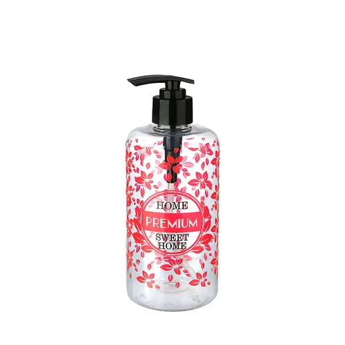 Şeffaf Sıvı Sabunluk Yuvarlak Plastik 500 ML