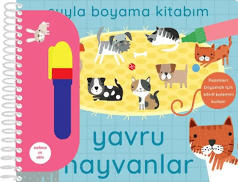 Suyla Boyama Kitabım - Yru Hayvanlar