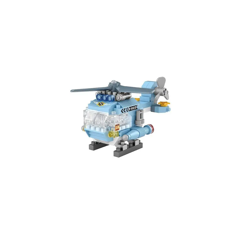 LZ8616 LOZ Helikopter Blok Seti Mini Poşet -Vagon life 2