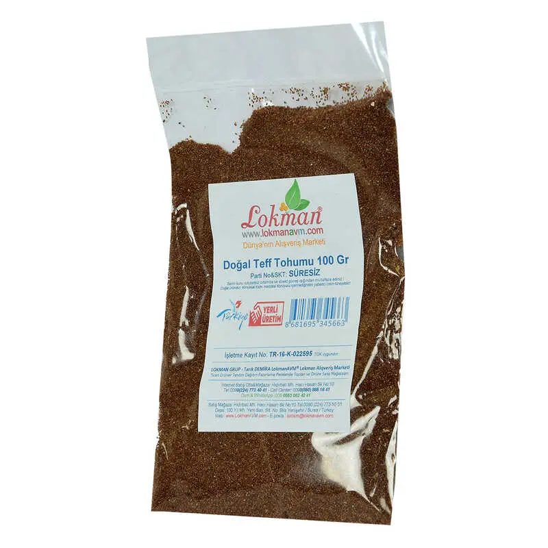 Doğal Teff u 100 Gr Paket 4