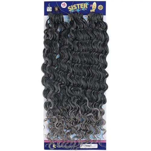 Afro Daası / Siyah Gri Ombreli T1B/Grey