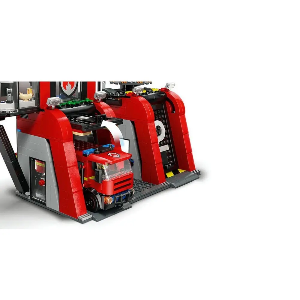 60414 Lego City İtfaiye Kamyon ve İtfaiye Merkezi 843 parça +6 yaş 5