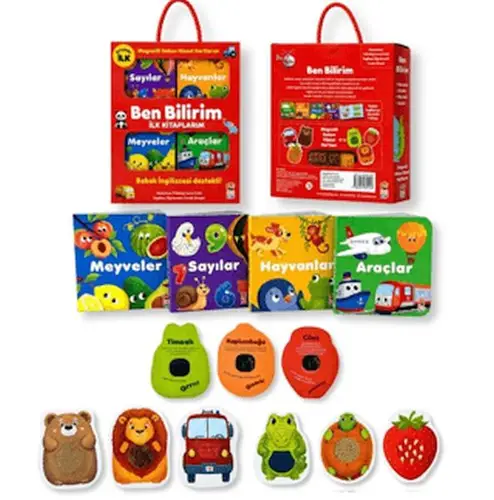 Ben Bilirim İngilizce Destekli İlk larım (4 + 6 Magnetli Dokun Hisset Kart)