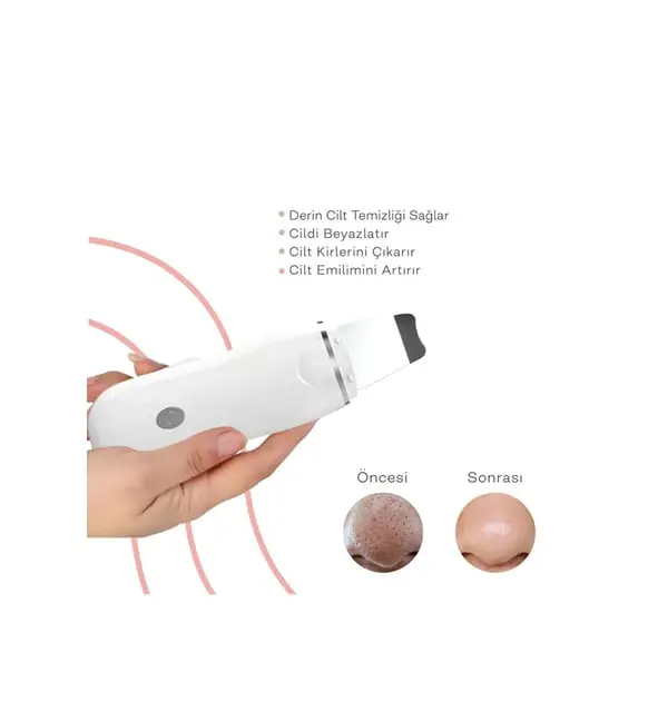 Ultrasonik Spatula Yüz Siyah Nokta Temizleme