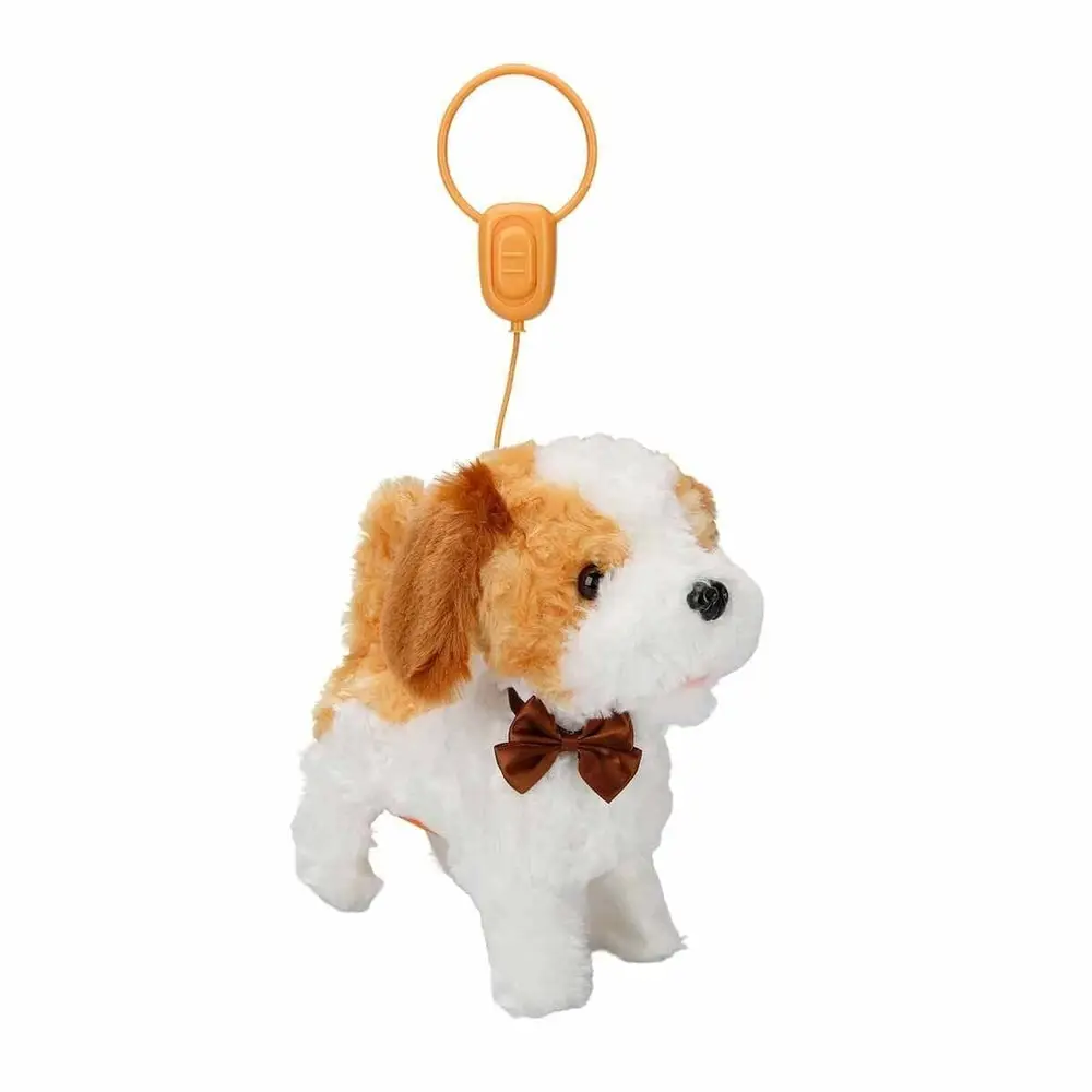 2860  Sesli Hareketli Peluş Sevim Köpek Latte 3