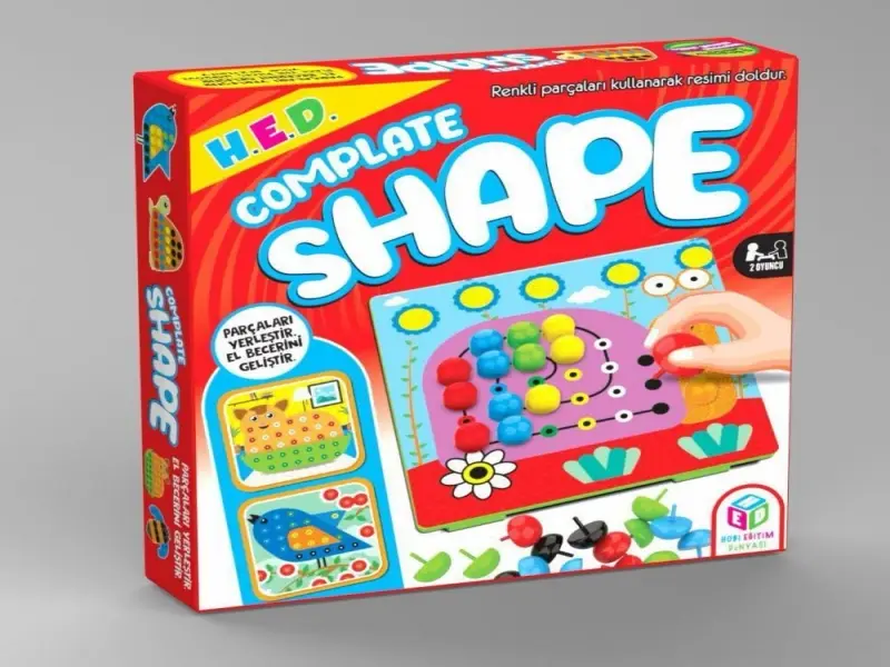 Complate Shape Renklerle Zekanı Konuşturma Oyunu 2