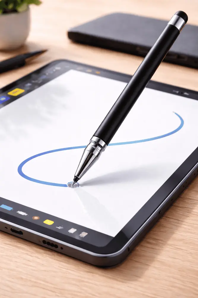 Vivo Y32 Uyumlu Dokunmatik Stylus Kalem Disk Uçlu Hassas Tablet Telefon Çizim Kalemi 4