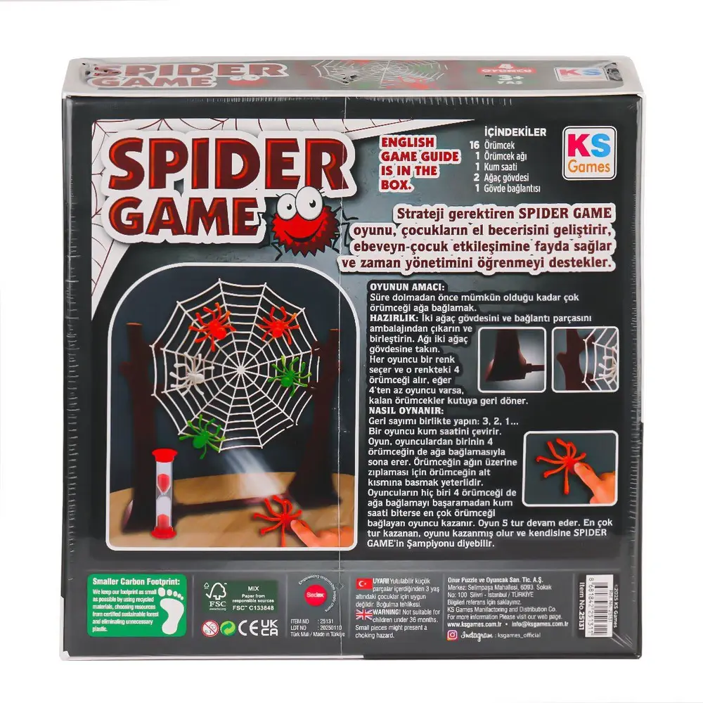 25131 Spider Game TR-ENG -KS Games 2