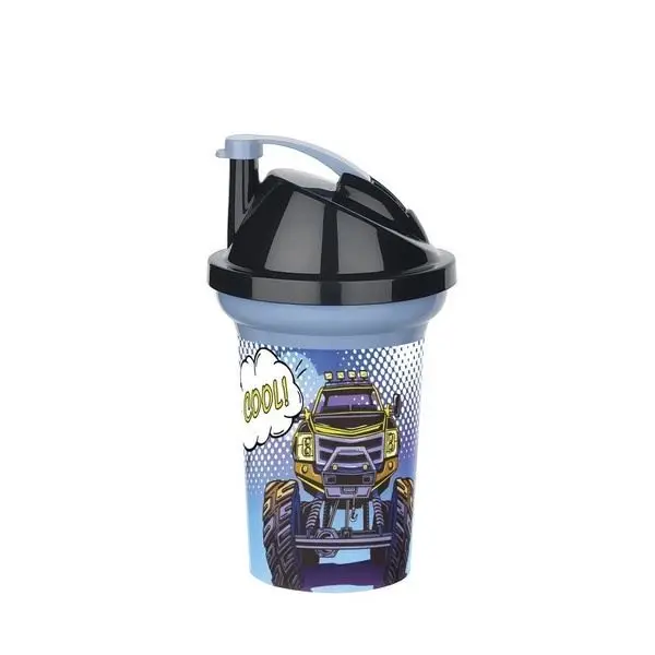 Tedy Pipetli Çuk Içecek Bardağı Desenli Bardak 300ml
