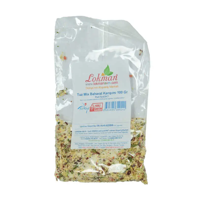Tuz Mix Baharat Karışımı 100 Gr Paket 5