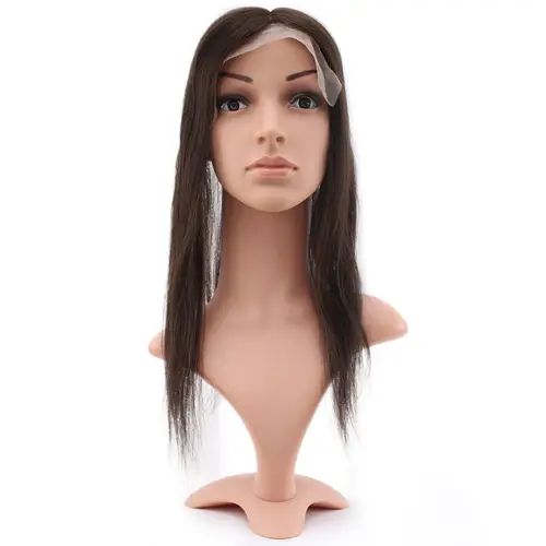 Komple Tığ İşçiliği Ön Kısmı Ekstra Tül Koyu Kestane Baby Taban Tepelik / 13x14cm / 2