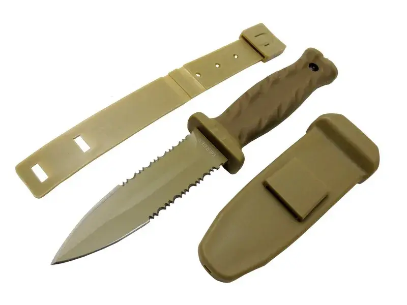 Gerber Knives S30V Haki Bıçağı 22cm - Testere Detaylı, Kılıflı