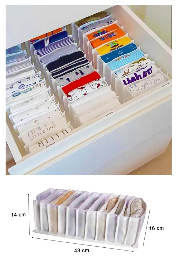 Akordiyon Çekmece Düzenleyici Organizer 11 Gözlü 2
