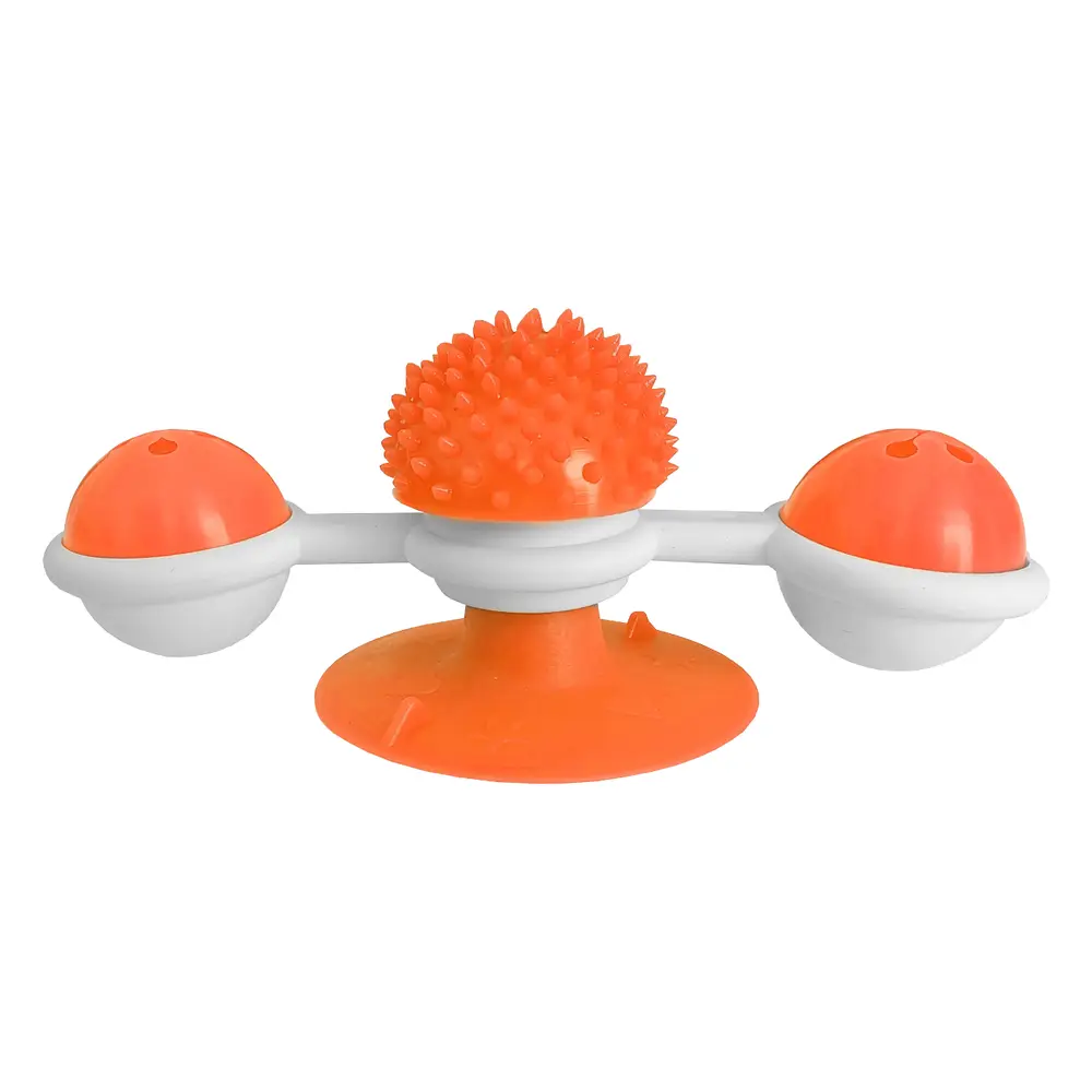 Vantuzlu Fırıldak Toplu Dönen Kedi Oyuncağı 8 cm-18 cm Tcu 3