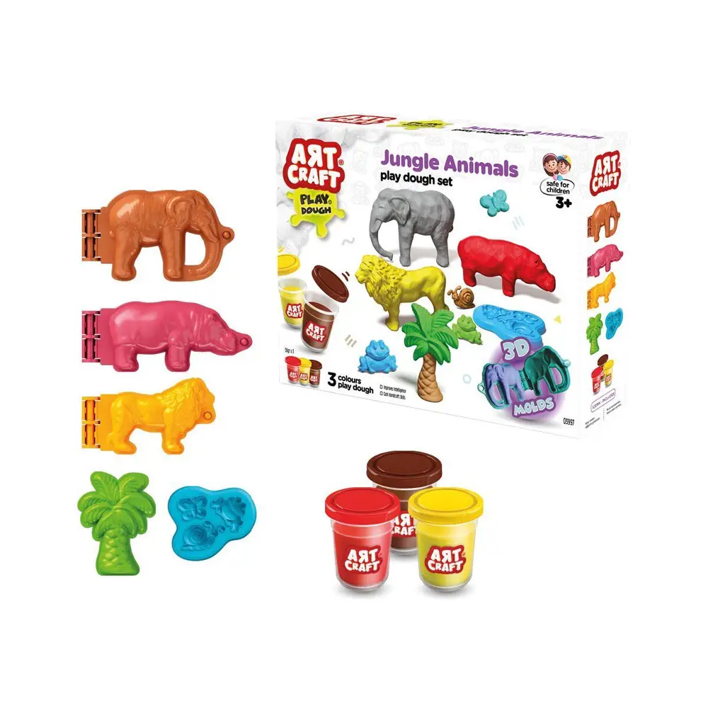 03997 Art Craft Orman Hayvanları Hamur Set 168 Gr -Fent 2