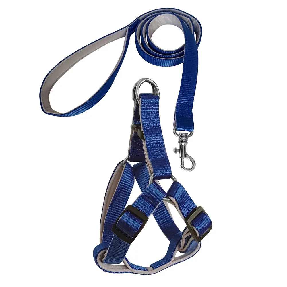 Gezdirme Kayışlı Dokuma Köpek Göğüs Tasma Seti 32*47-110 cm Mi 5