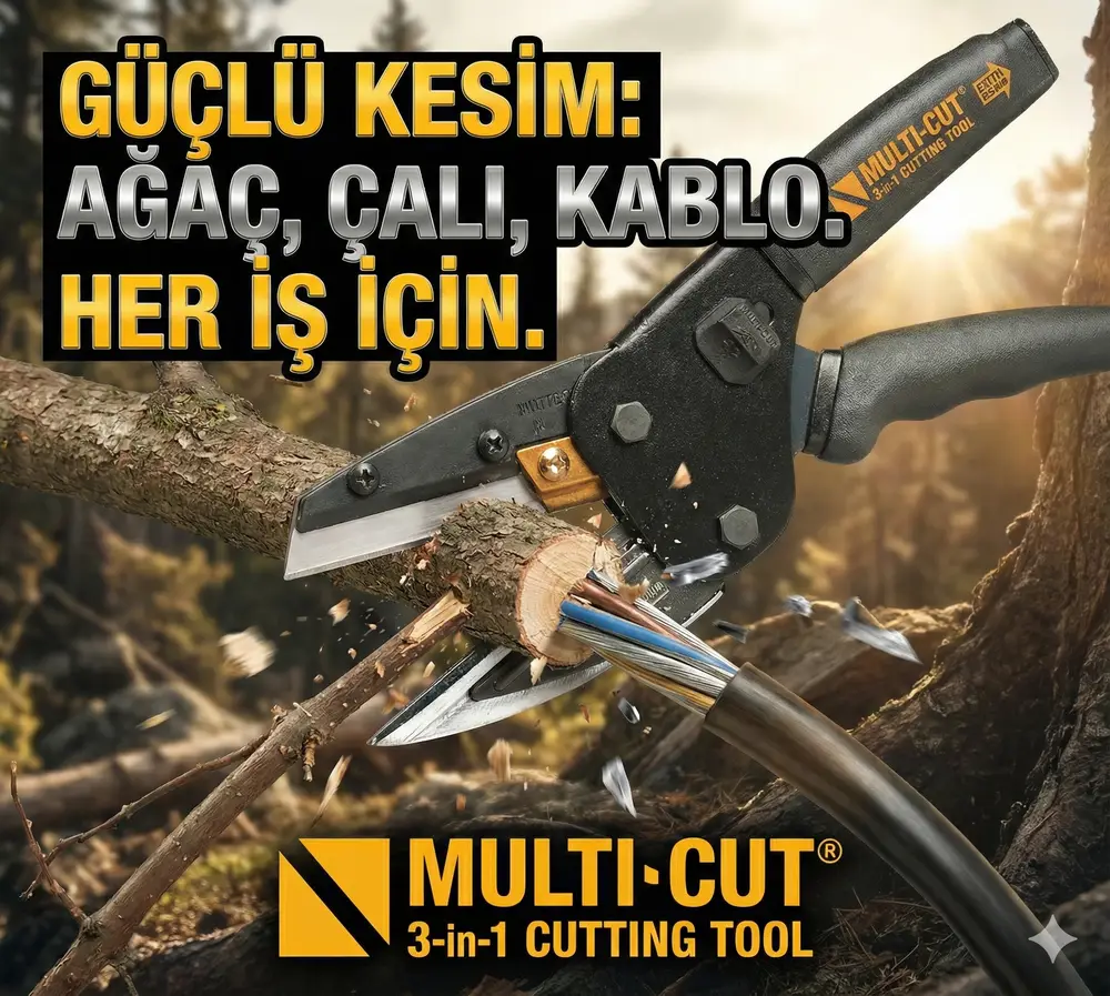 Multi Cutter Kalın Ve Sert Malzeme Kesme Aleti 2