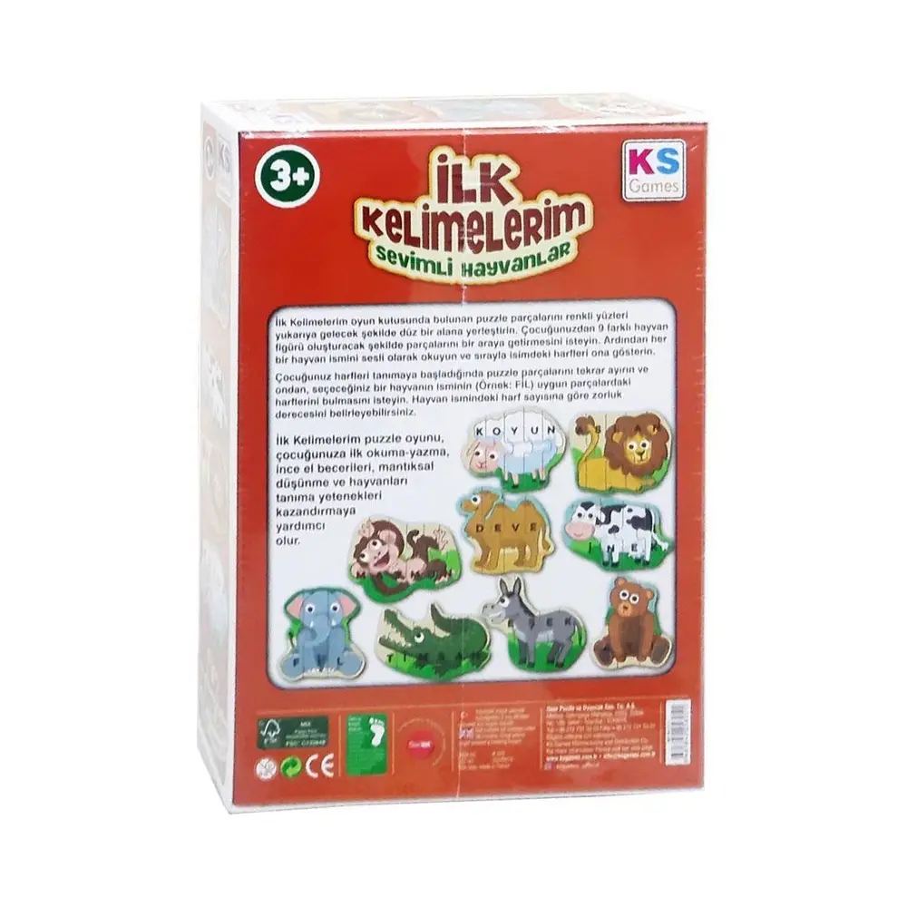 ILK805 İlk Kelimelerim -KS Puzzle 2