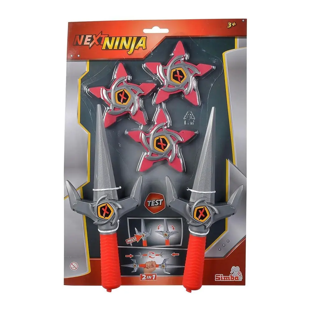 108042588 NEXT NİNJA KNİVES AND STARS RED