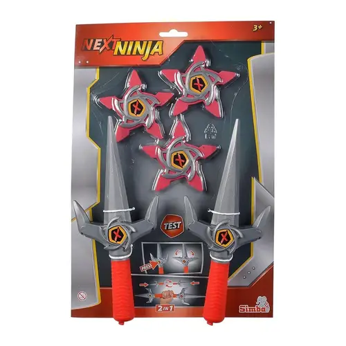 108042588 NEXT NİNJA KNİVES AND STARS RED