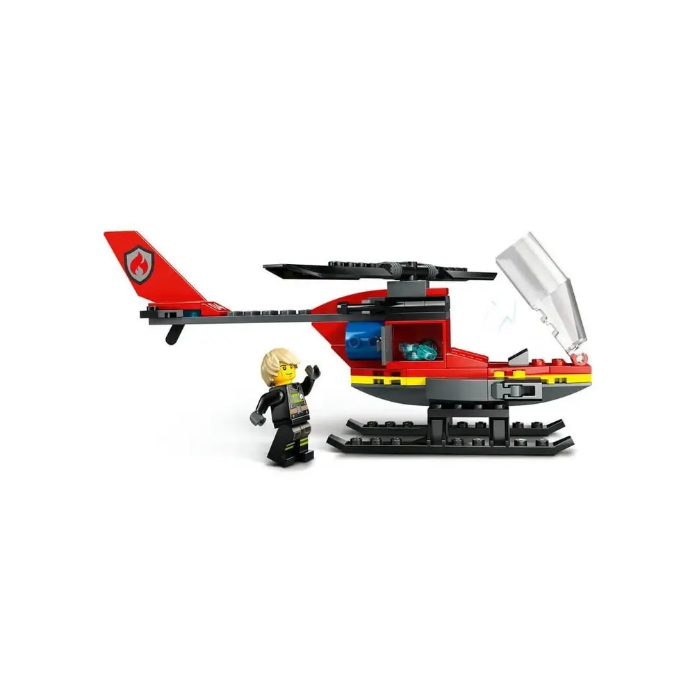 60411 Lego City İtfaiye Kurtarma Helikopteri 85 parça +5 yaş 3