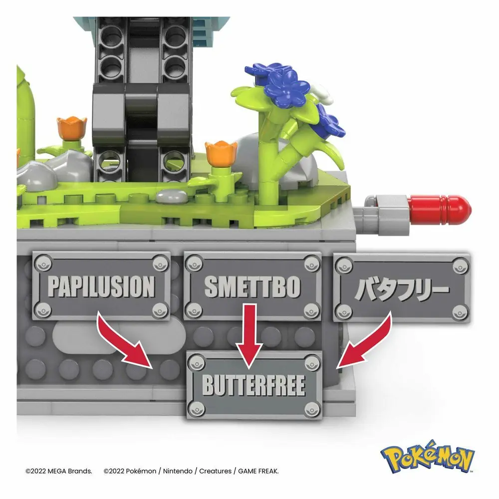 HKT22 MEGA™ Pokémon™ Motion Butterfree 582 parça +12 yaş 5