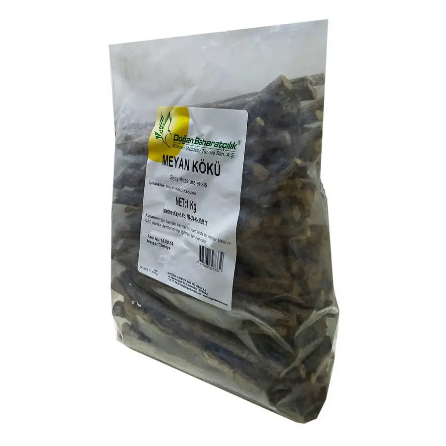 Meyan Kökü Kabuklu Çubuk Doğal 1000 Gr Paket 3