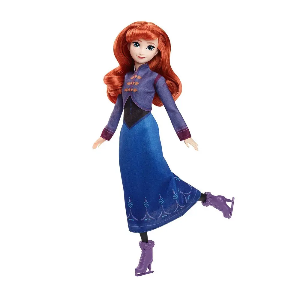 JBG54 Disney Karlar Ülkesi Buz Pateni Temalı Anna Bebek 3