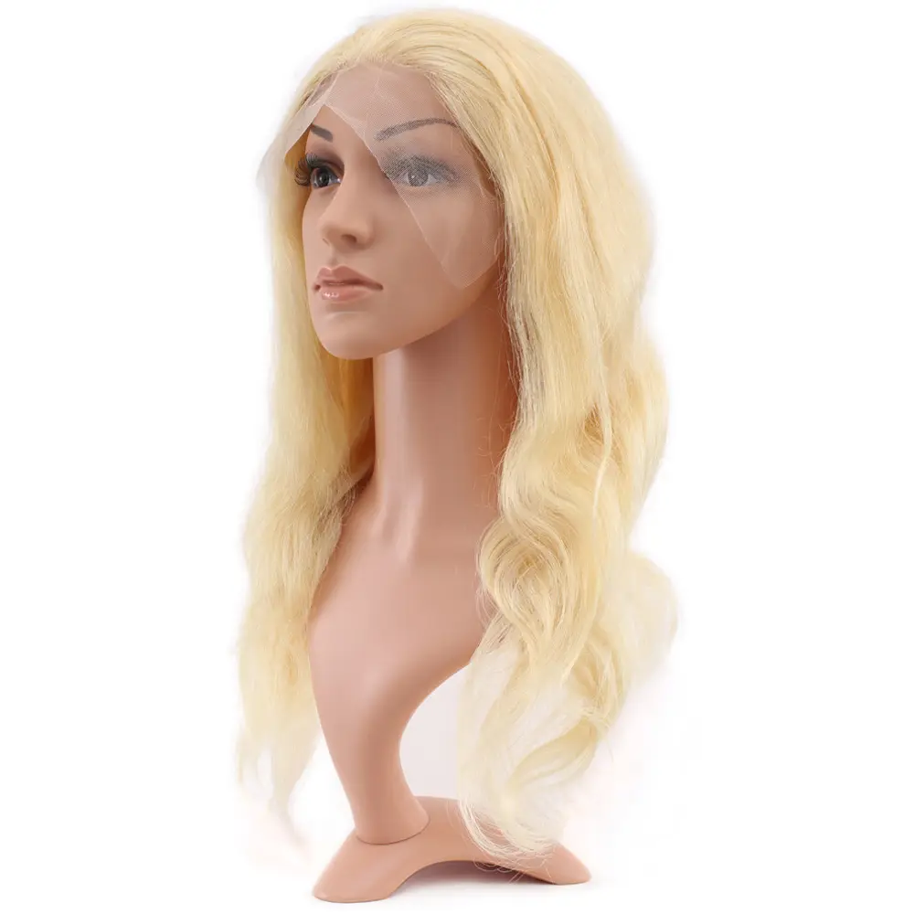 Gerçek Front Lace Daalı Platin Tül Peruk / 55/60cm 4