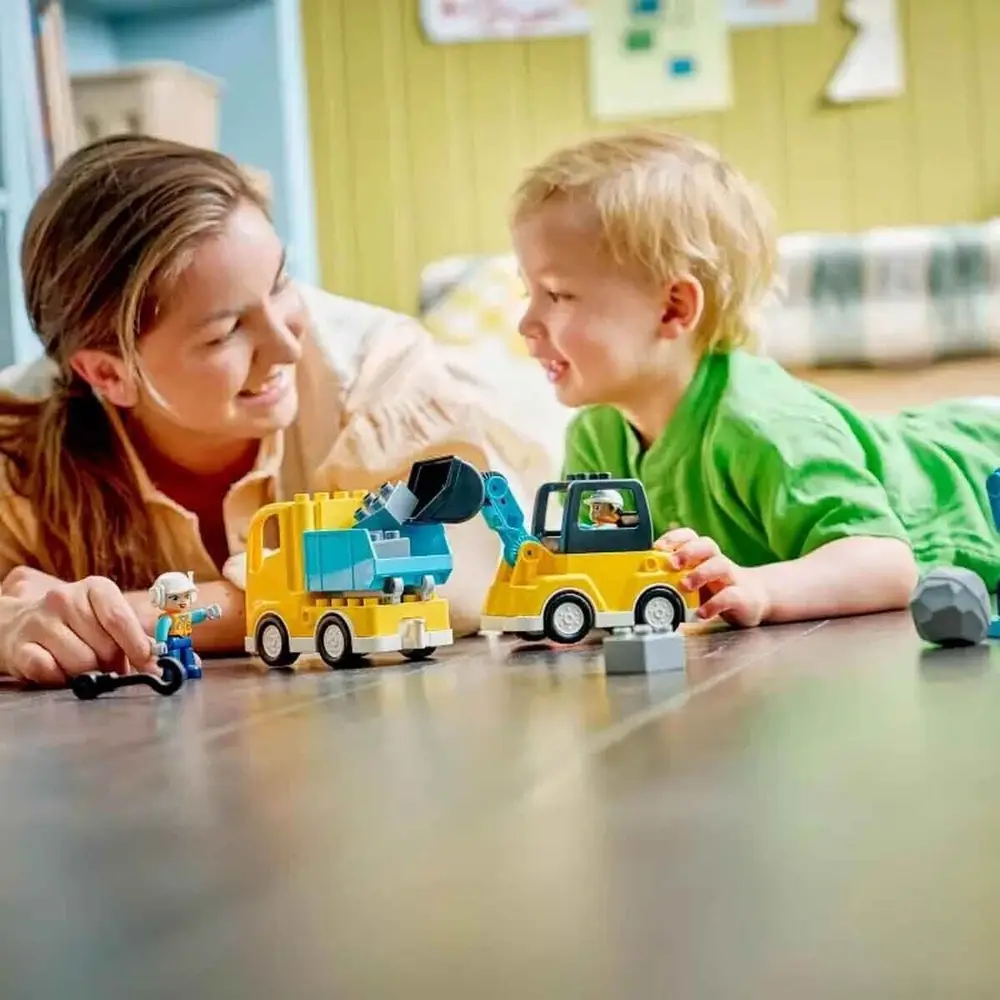 10475 Lego Duplo 3ü1 arada İnşaat Araçları 22 parça +2 yaş 6