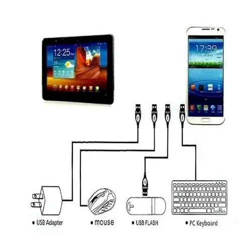 Usb to Micro USB ye Dönüştürücü - Klye Mouse Jtick Telefona Bağlama 4