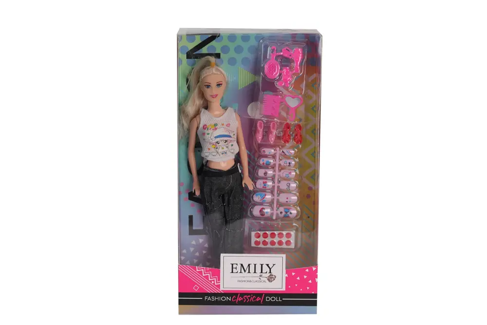 AGH 527 K EMİLY TIRNAK SETLİ BEBEK 3