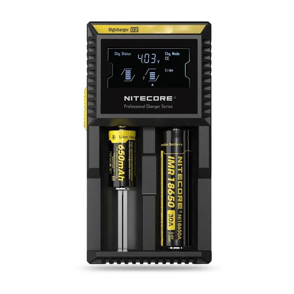 Nitecore D2 Digi Charger Li-ion / NI-CD / NI-MH / LifePO4 Dijital Pil Şarj 2