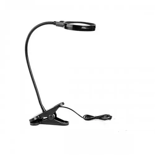 12 Led Clipsli Işıklı Büyüteç Işıklı Masa Lambası Çalışma Lambası 4