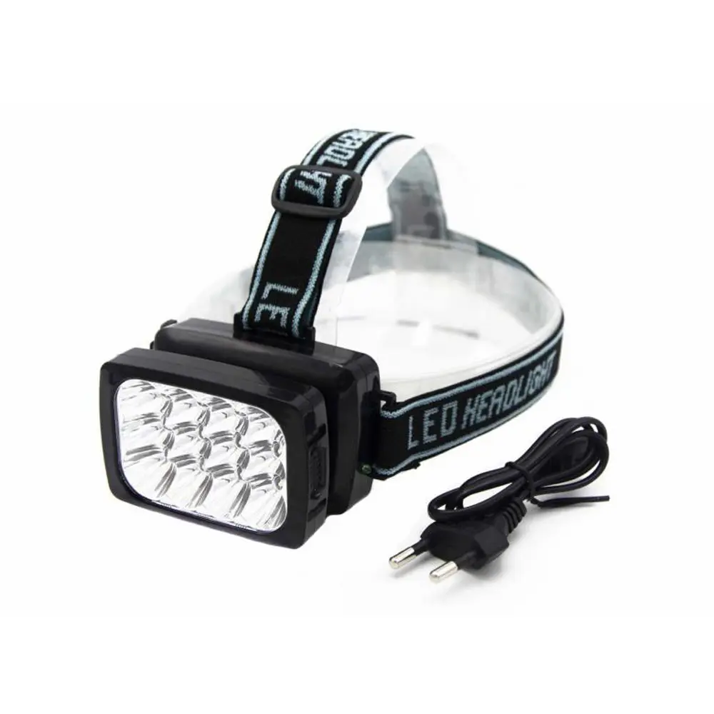 12 Ledli Güçlü Şarjlı Kafa Lambası WT-064 3
