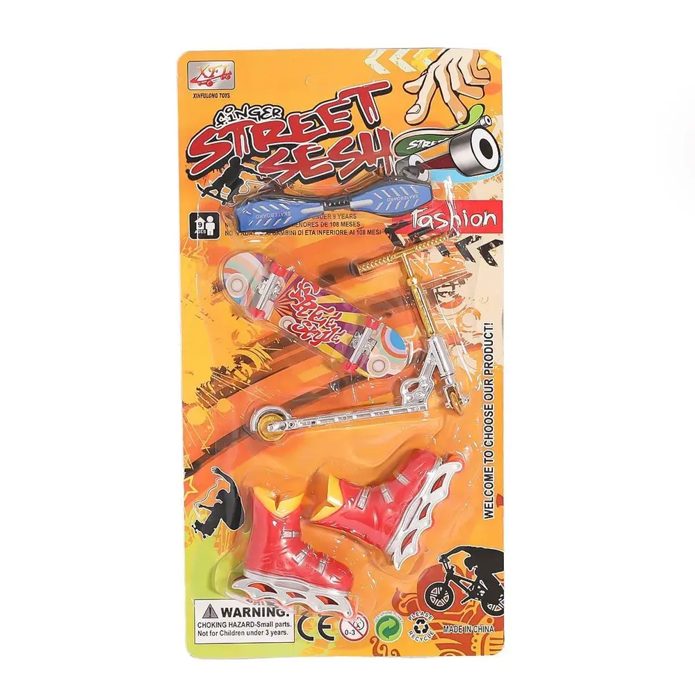 KZL-012-A7 Kartela Kaykay Paten Scooter Oyuncak Seti -Kızılkaya 3