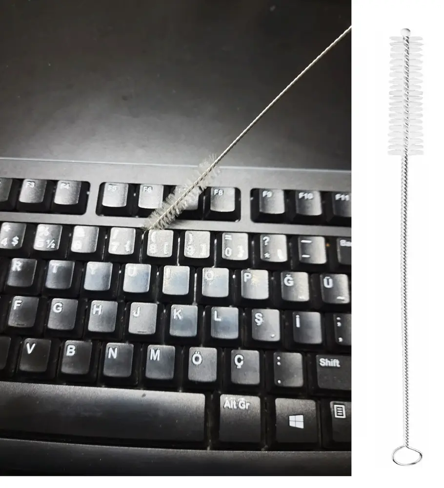 3 Lü Pratik Fırça Esnek Bükülebilir Klye Mouse Arası Temizlik Fırçası 2