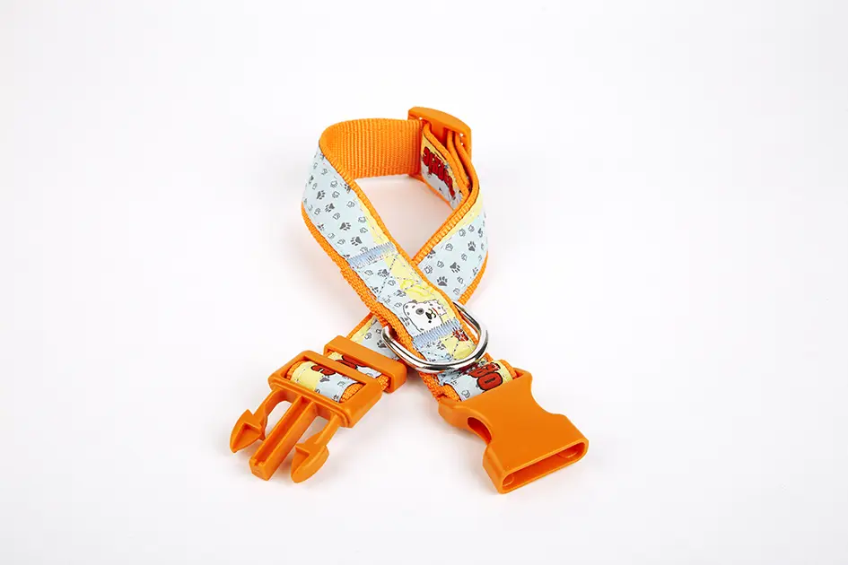 Pati Desenli Dokuma Köpek Boyun Tasması 3 cm x 36-60 cm Tcu